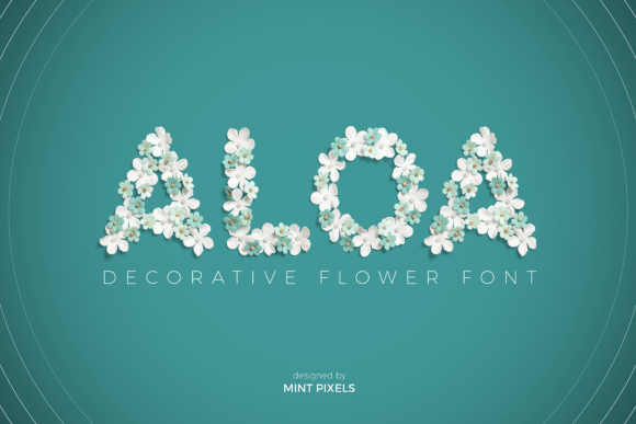 Aloa: The Nature-Inspired Display Font for Creative Projects