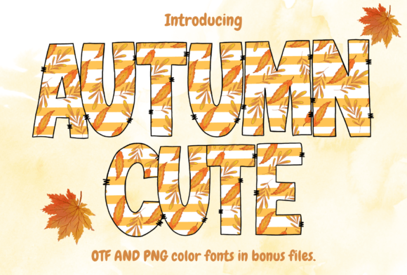 Autumn Cute: The Decorative Font That Captures Fall’s Warmth