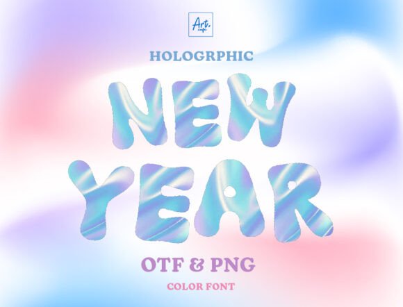 Bask in the Bold Beauty of Holographic New Year