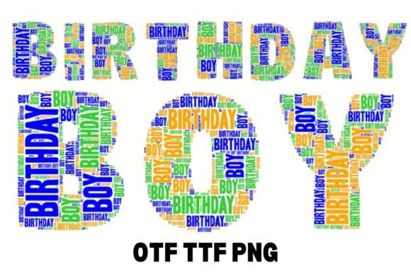 Birthday Boy: A Vibrant Typeface for Celebratory Designs