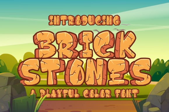 Brick Stones: Playful Typography for Creative Projects