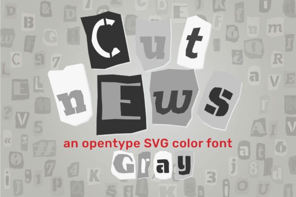 Cut News Gray: The Modern Display Font for Bold Visuals