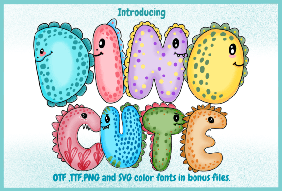 Dino Cute: A Playful Typeface for Creative Projects