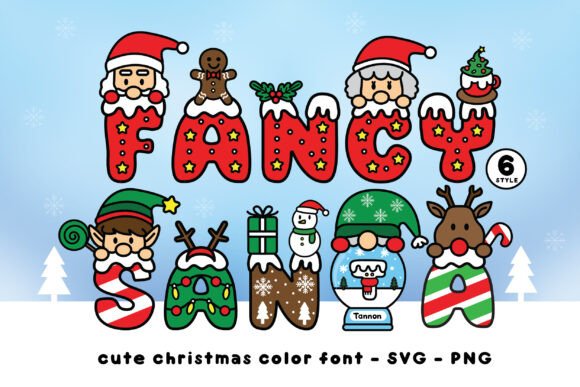 Fancy Santa: A Festive Font for Your Holiday Designs