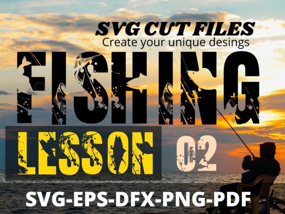 Fishing Lesson: A Creative SVG Font for Bold Designs