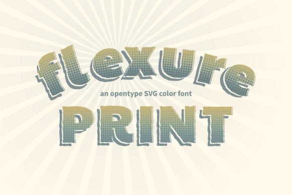 Flexure Print: A Playful Font with Serious Design Potential