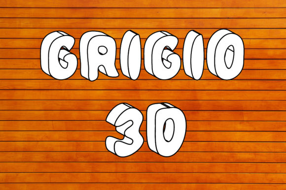 Grigio: The Playful 3D Color Font That Sparks Joy