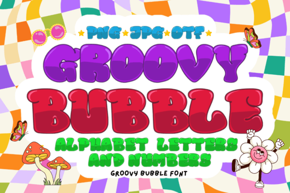 Groovy Bubble: Infuse Retro Charm into Your Creative Projects