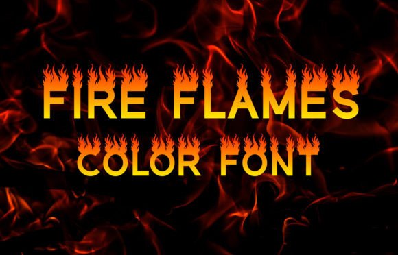 Ignite Your Projects with the Fire Flames Font