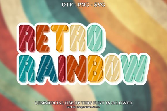 Retro Rainbow: Injecting Vibrant Personality into Your Design Projects