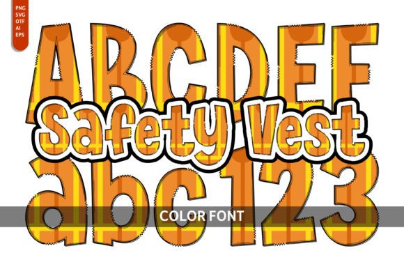 Safety Vest: A Playful, Artistic Font for Creative Projects