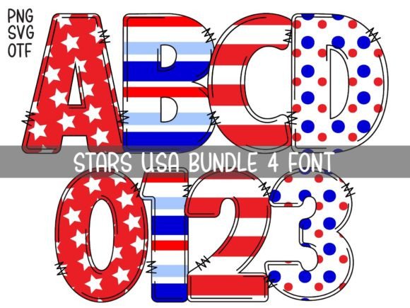 Stars USA: A Patriotic Display Font for Bold Projects