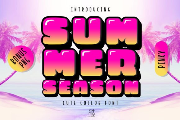 Summer Season Pinky: A Creative Font That Demands Attention