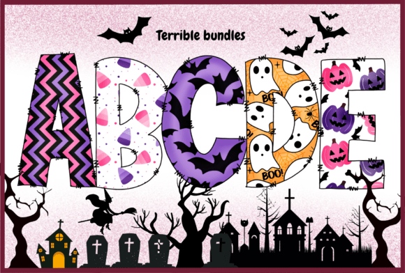 Terrible: A Halloween Color Font Bursting with Spooky Whimsy