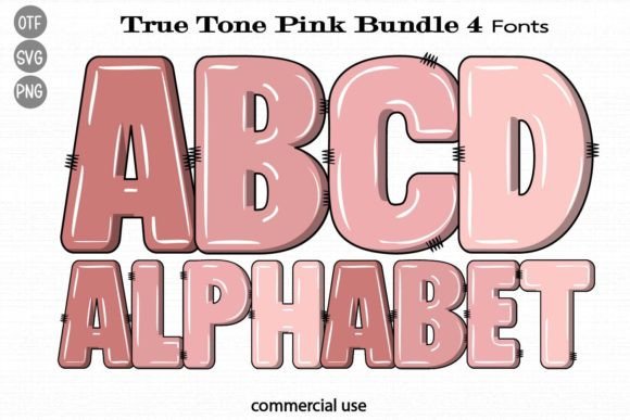True Tone Pink: A Bold Serif for Creative Projects