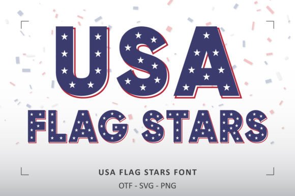 USA Flag Stars Font: Your Go-To Typeface for Patriotic Design
